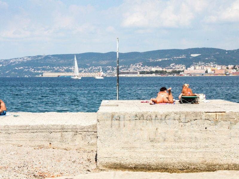 Lungomare nei pressi di Muggia