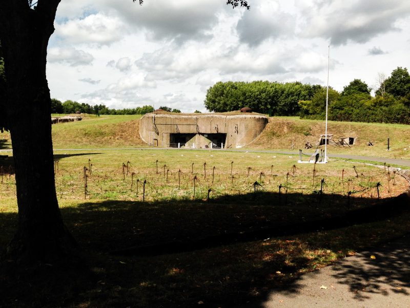 Resti della Linea Maginot nei pressi di Kanfen, Francia