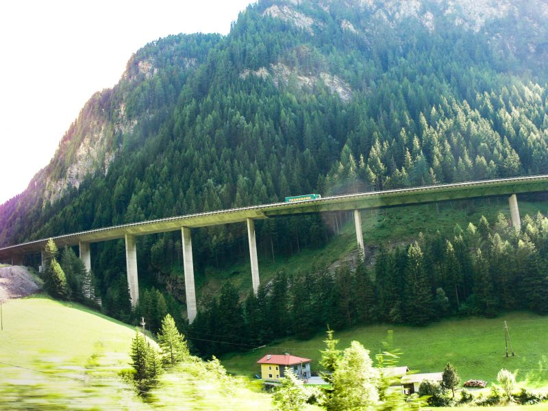 L'autostrada del Brennero vista dal lato austriaco