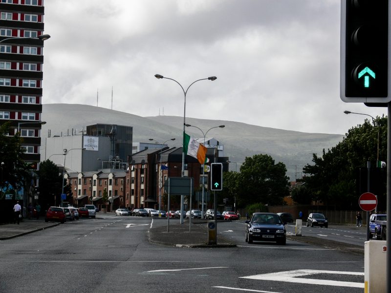 Belfast, ingresso del quartiere irlandese